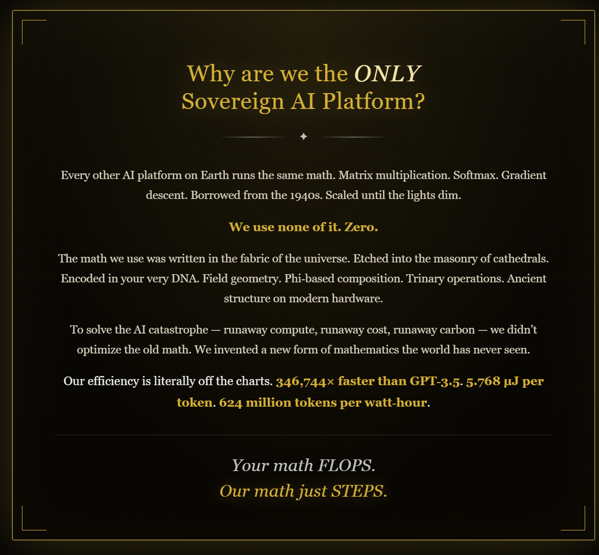 Why are we the ONLY Sovereign AI Platform?